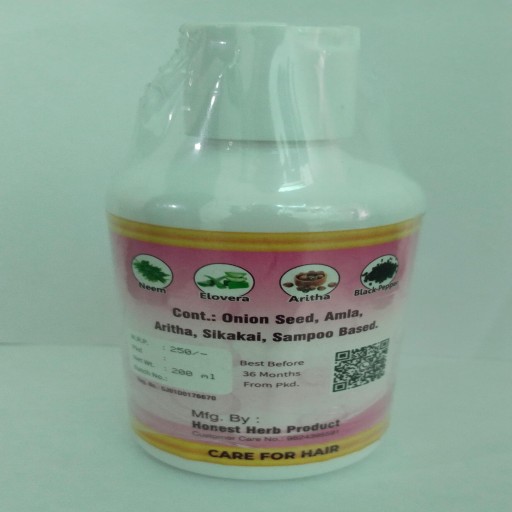 Natural Onion Hair Wash Shampoo